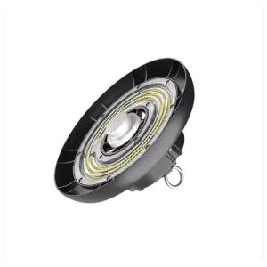 100-277V 100W Remote Control Aluminum Reflector Waterproof Industrial Round UFO Gym High Bay Lights for Garage Shop Outdoor