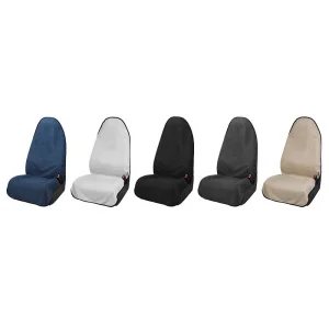 Non-slip Sweat Towel Front Car Seat Cover Custom Logo Universal Waterproof Towel Seat Covers
