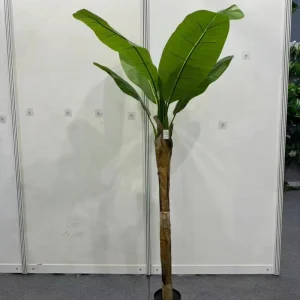 Large Artificial Banana Tree Leaves Artificial Indoor Plants with Pot