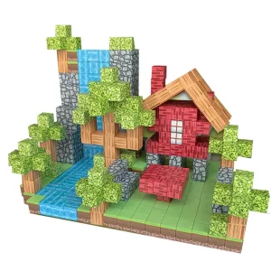 Magnetic Building Cubes Set Diy Cubes Block Puzzle Construction Magnetic Block 3d Model Decompression Toy