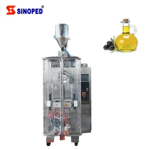 Fully Automatic Vertical Liquid Packaging Machine Chocolate Sauce Back Sealing Sachet Packaging Machine