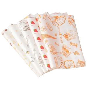 Custom logo Print Disposable Wrapping Food Sheet