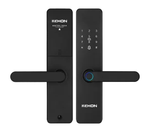 Glomarket Smart Lock Wi-Fi Tuya App Control Fingerprint Touch Screen Keypad Code Key Smart Door Lock for Wood Door