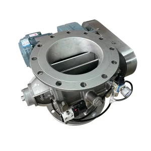 High Temperature Standard Model Abrasion Resistant Chrome Plated Industrial Round Flange Rotary Control Valve