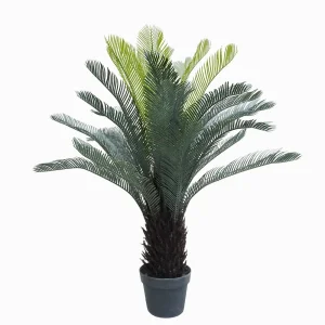 Faux Plants Decoration Fake Sago Palm Tree Sago Cycas Atrificial Bonsai Trees