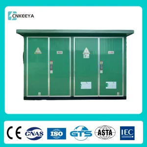 Cnkeeya 33kv 11kv 800kVA/ 630kVA Compact Prefabricated Electrical Substation with Oil/Dry Pad-Mounted Transformer
