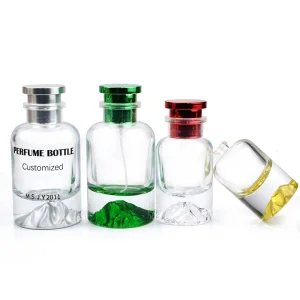 30ml 50ml 100ml Thick Base Glass Perfume Bottle with Cap Empty Parfum Bottle