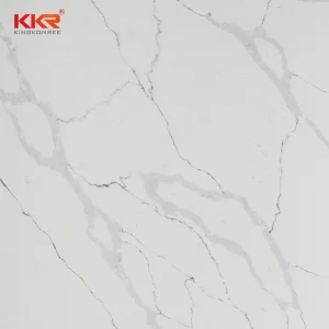 Porcelain Slab Calacatta White Sintered Stone Wall Background Quartz