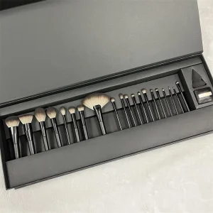 Wholesale Black 20PCS Synthetic Hair Wood Unique Customized Makeup Brush Set