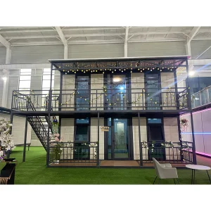 Australia Large Villa Steel Frame Chinese 2 Story Camp Living Foldable Modular House Price From China