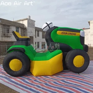 Professional Advertising Factory Novelty Custom Inflatable Tractor Replica Air Vehicle Model