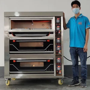 Vigevr Bakery Equipment Commercial Bakery Machine Pizza Oven Gas Electric Deck Oven