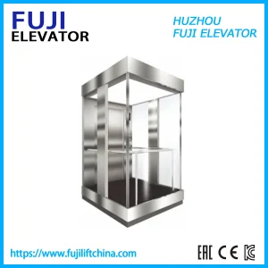FUJI China Factory Panoramic Residential Sightseeing Elevator Passenger Elevator Home Elevator with Cheap Price Sale