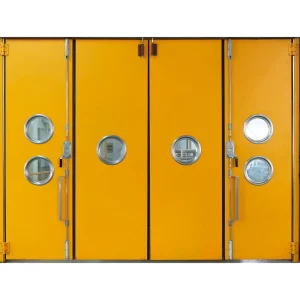 Chinese Supplier Emergency Exit Thermal Insulated Security Main Entrance Wronght Iron Outdoor Indoor Stainless Steel Steel Exit Metal Door