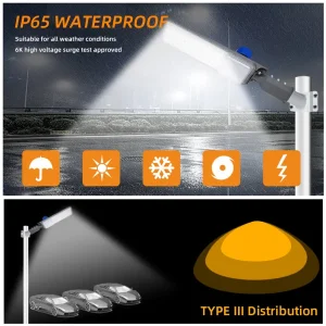 High-Performance 8 Meter Dimmable 200W COB LED Street Light
