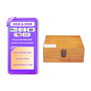 Craft Decorative Display Handcrafted Custom Logo Storage Jewelry Gift Packaging Solid Box