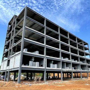 Edifício de Escritório em Estrutura de Aço Prefabricado Modular Resistente ao Fogo de Rápida Instalação