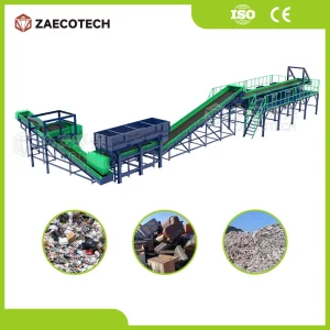 Customized Waste Sorting System for Municipal Solid Waste Recycling Plant