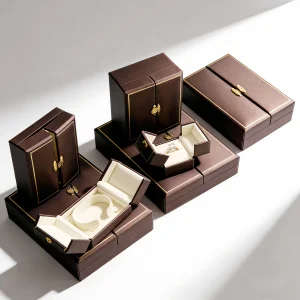 Factory High-end Customized PU Leather Jewelry Box