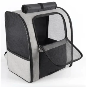 OEM Custom Outdoor Breathable Large Capacity Luxury Travel Cat Pet Backpack