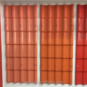 Latest Fashion Spanish Style Brick PVC Solar Panels Roof Tiles