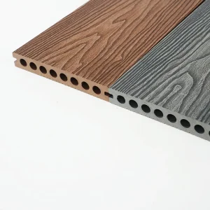 DIY WPC Wood Plastic Composite Decking Tile, Waterproof Floor Tile, Easy Installation for Real Estate and So on