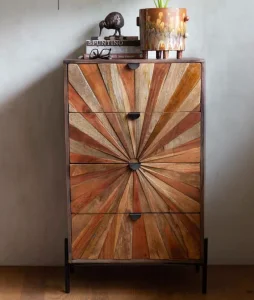Luxury Solid Wood Sideboard Cabinet