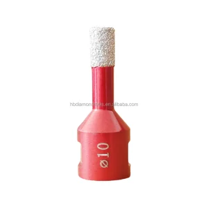 10mm Vacuum Brazed Diamond Core Drill Bit for Stone Granite Marble Ceramic Tile