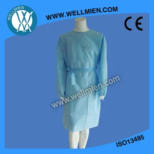 Blue CPE Isolation Gown