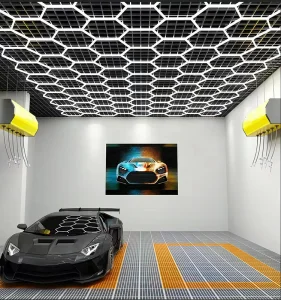 Iluminación hexagonal LED eficiente