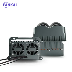 FANKAI E05 80W High-Power Integrated Aluminum LED Dual-Lens Headlights with High/Low Beams for Cars EVs &amp; Motorcycles