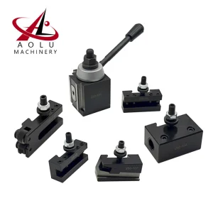 Lathe Quick Change Tool Post Piston Type 250-100 250-200 250- 40 250-300 250-400 40 Position Lathe Tool Post American Style