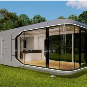 Modern Ready Made Modular House China Portable Prefabricated Homes Luxury Container Apple Cabin House Space Capsule