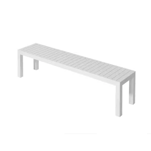 Durable Aluminum Garden Bench for Trendy Outdoor Spaces