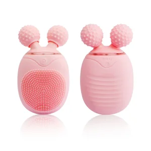 Skin Cleaning Ultrasonic Electric Sonic Silicone Face Cleanser Facial Cleansing Brush