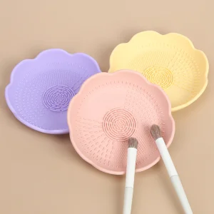 Lanson Make up Tools Washing Bowl Silicone Makeup Brush Cleaner Mat Cushion Pad Makeup Brush Cleaners