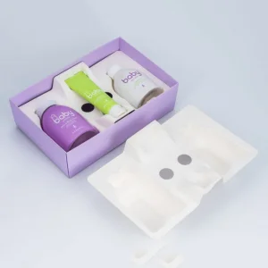 Biodegradable Cosmetics Skincare Bottle Jar Packaging Set Box