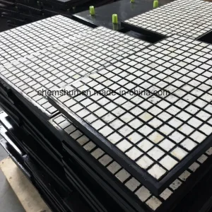 Wear Resistant Alumina Rubber Backed Ceramic Tile