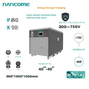 Nancome Robust Energy Storage System for EV Charging Support with Fast Installation