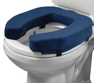 Removable U-Shaped Raised Toilet Seat: Fits Most American/Regular Toilets