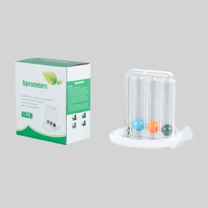 Three Balls Incentive Exercise Spirometer for Lung Deep Breathing High Quality