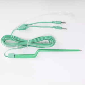 High Quality Disposable Esu Surgical Tweezers Irrigation/Dripping Electrosurgical Coagulation Bipolar Forceps Assembled with Cab