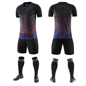 Diseño de ropa deportiva uniforme de equipo de fútbol