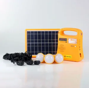 Kit de luz solar portátil para hogar