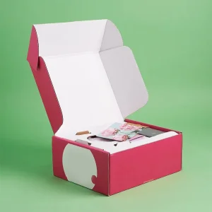 Caixa Rosa Personalizada