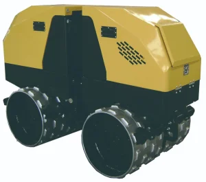 Heavy-Duty Double Steel Wheels with Remote Control Trench Roller