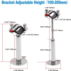 Wall Mount Stainless Steel Pipe Supports