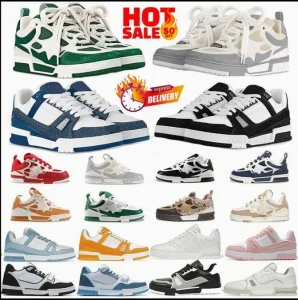 Marca de lujo de diseñador, nueva moda, zapatillas deportivas para hombres, zapatos de correr