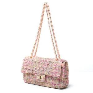 Fabricante de bolsos OEM BSCI, bolso de diseñador Rcs personalizado, bolso de hombro colorido de moda, bolso de dama