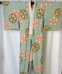 Blue Juban Japanese Kurties Dress